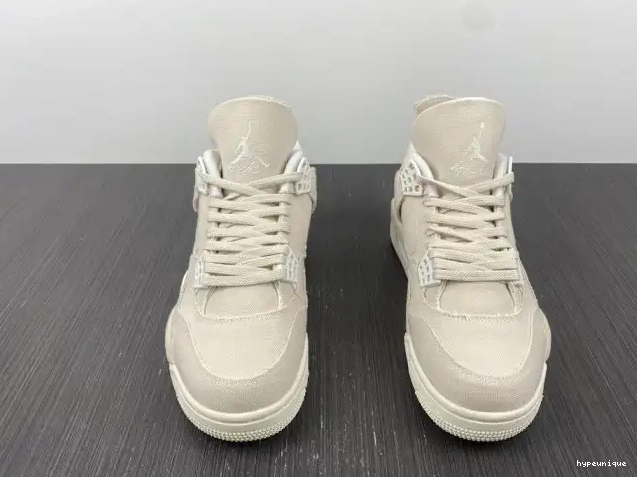 HYPE Jordan 4 Canvas Blank DQ4909-100 Retro (W) 0623